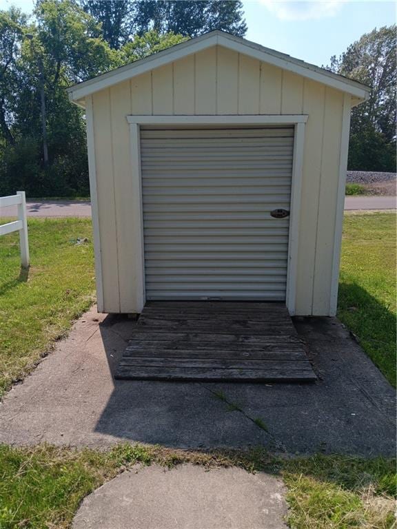 102 E College Ave, Ladysmith, WI 54848 - garage with a storage unit