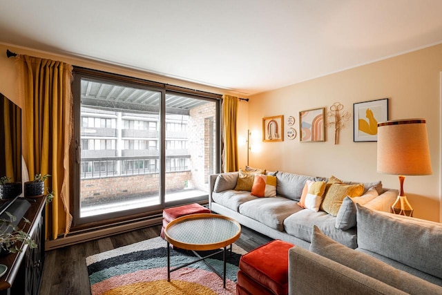 1906 E Shorewood Blvd Unit 250, Shorewood, WI 53211 - living area featuring wood finished floors