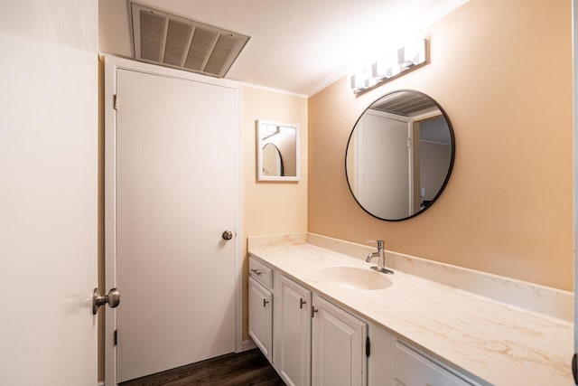 1906 E Shorewood Blvd Unit 250, Shorewood, WI 53211 - bathroom with vanity and wood finished floors