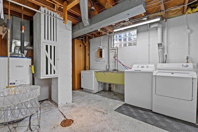 10836 W Fiebrantz Ave, Wauwatosa, WI 53222 - below grade area with separate washer and dryer and water heater