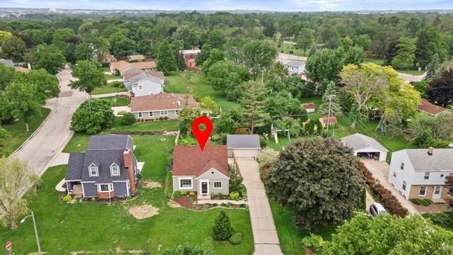 10836 W Fiebrantz Ave, Wauwatosa, WI 53222 - aerial perspective of suburban area