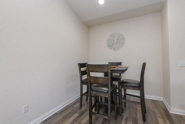12907 78th Pl, Bristol, WI 53104 - dining room with dark wood-type flooring and recessed lighting