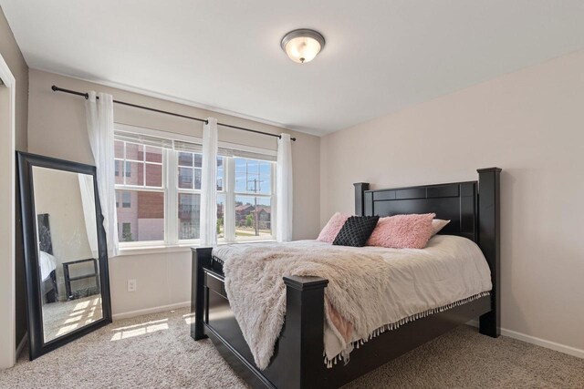9414 Harvest Moon Ln, Verona, WI 53593 - bedroom with light carpet and baseboards