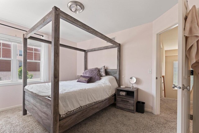 9414 Harvest Moon Ln, Verona, WI 53593 - carpeted bedroom with multiple windows