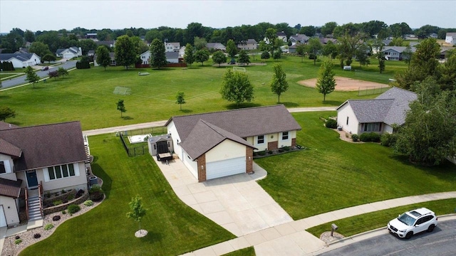 830 Violet Ln, Oregon, WI 53575 - aerial view of residential area