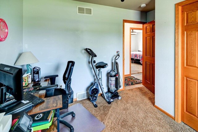 830 Violet Ln, Oregon, WI 53575 - carpeted office space with baseboards