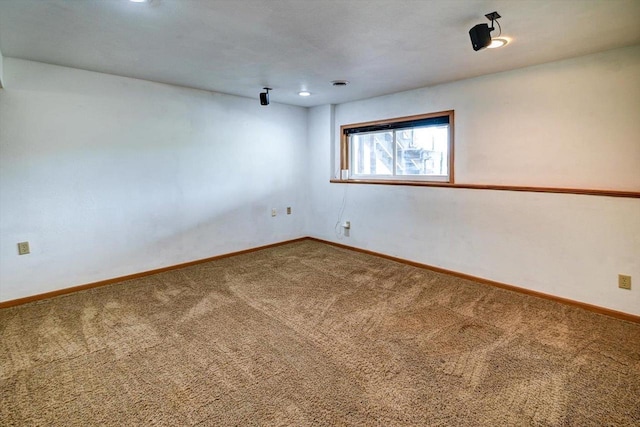 830 Violet Ln, Oregon, WI 53575 - carpeted empty room with baseboards