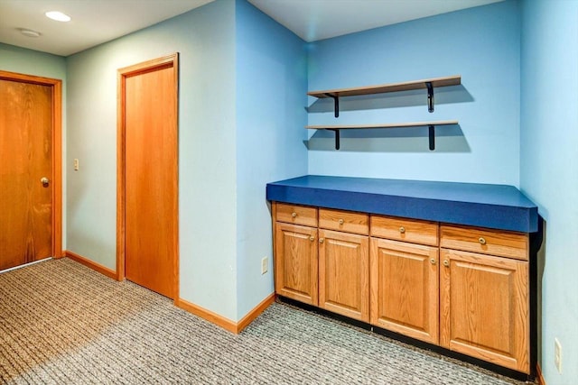 830 Violet Ln, Oregon, WI 53575 - bar area with light colored carpet