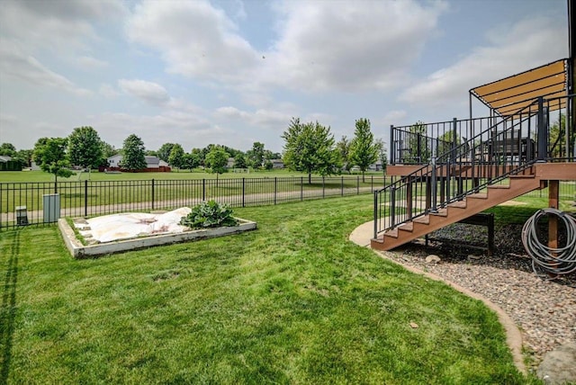830 Violet Ln, Oregon, WI 53575 - view of yard featuring stairway