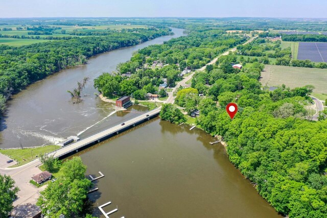 9034 N County Road F, Edgerton, WI 53534 - aerial view of a nearby body of water