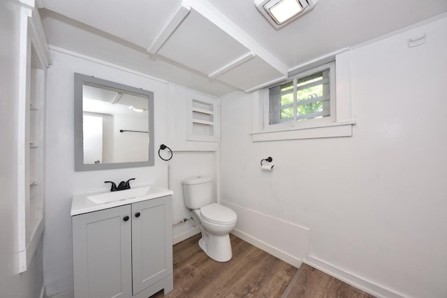 4821 N 58th St, Milwaukee, WI 53218 - bathroom with vanity and wood finished floors
