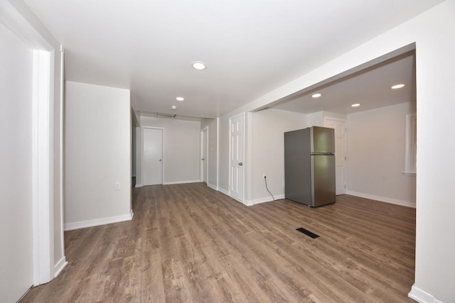 4821 N 58th St, Milwaukee, WI 53218 - unfurnished room featuring wood finished floors and recessed lighting