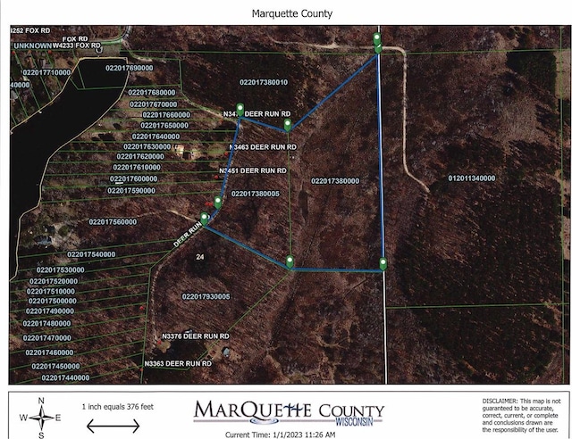 LOT1CSM2309 Deer Run, Montello, WI 53949