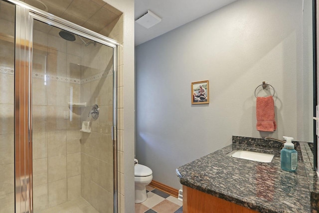 1434 43rd Ave, Kenosha, WI 53144 - bathroom featuring vanity and a shower stall