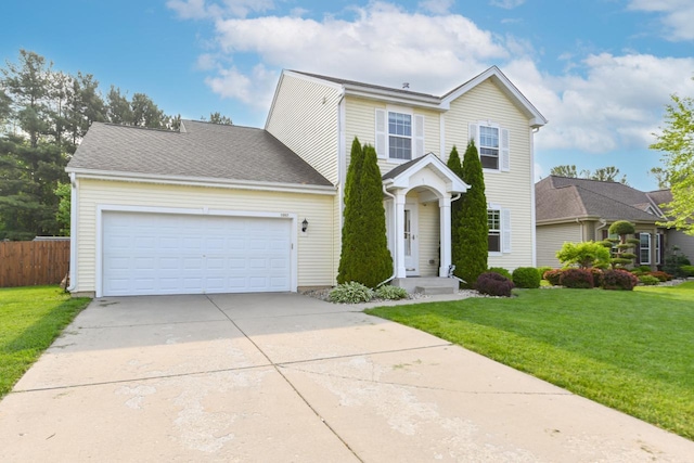 1557 Serena Ln, Burlington, WI 53105 - view of front facade featuring driveway and a garage