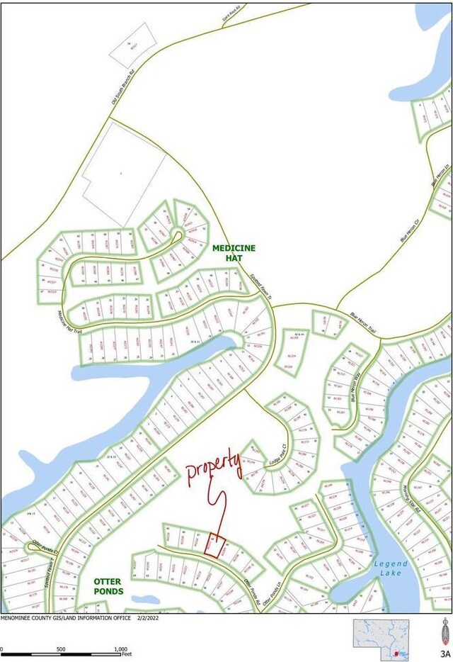 W2212 Otter Ponds Rd, Keshena, WI 54135