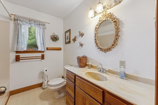 N3045 Lakeview Dr, Montello, WI 53949 - bathroom with tile patterned floors and vanity