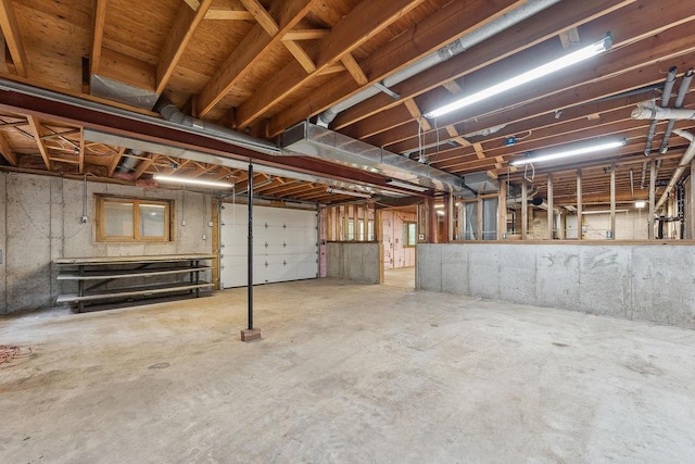 N3045 Lakeview Dr, Montello, WI 53949 - view of unfinished basement