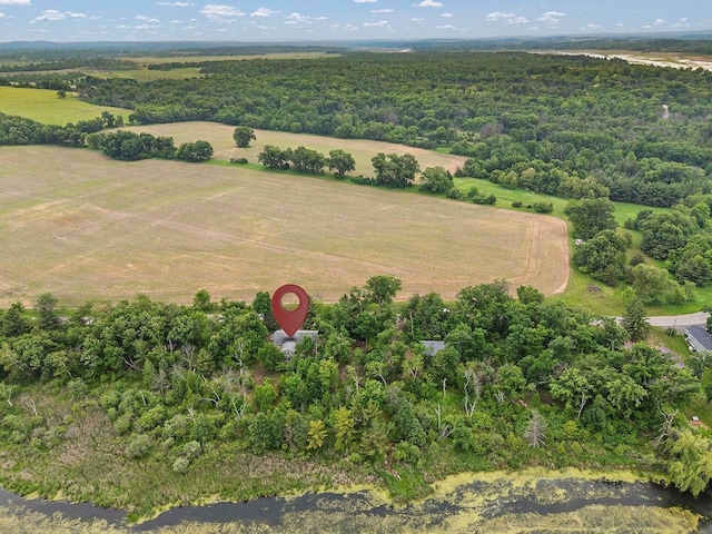 N3045 Lakeview Dr, Montello, WI 53949 - view of property location with rural landscape and a forest