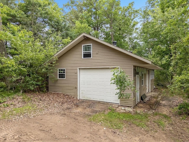 N3045 Lakeview Dr, Montello, WI 53949 - view of detached garage