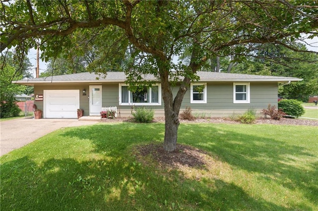 1516 Mitscher Ave, Eau Claire, WI 54701 - single story home featuring a garage, a front yard, and driveway