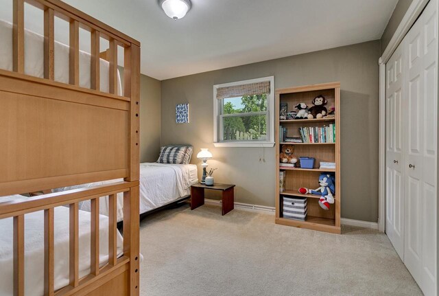1801 N Mc Intosh Dr, Appleton, WI 54914 - bedroom with carpet flooring and a closet