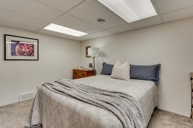 1801 N Mc Intosh Dr, Appleton, WI 54914 - carpeted bedroom featuring a paneled ceiling