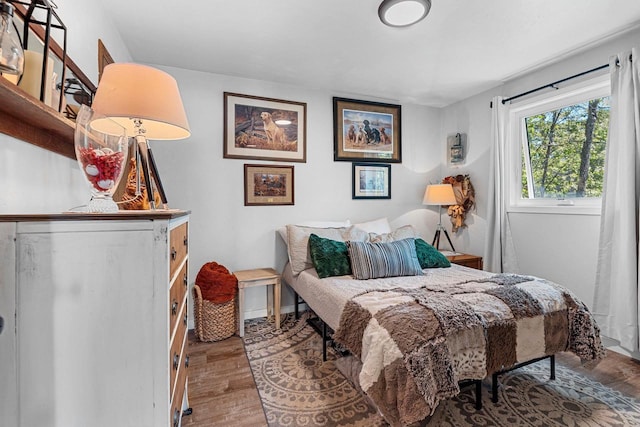 9071 Doemel Ln, Pickerel, WI 54465 - bedroom featuring wood finished floors