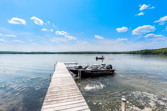 9071 Doemel Ln, Pickerel, WI 54465 - dock with a water view