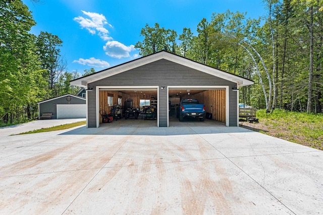 9071 Doemel Ln, Pickerel, WI 54465 - view of detached garage