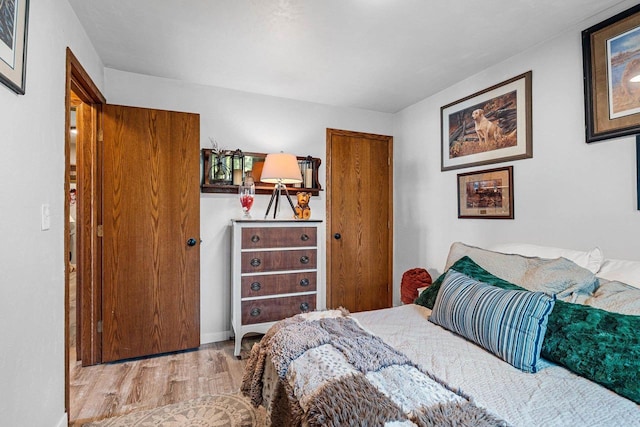 9071 Doemel Ln, Pickerel, WI 54465 - bedroom with wood finished floors and baseboards