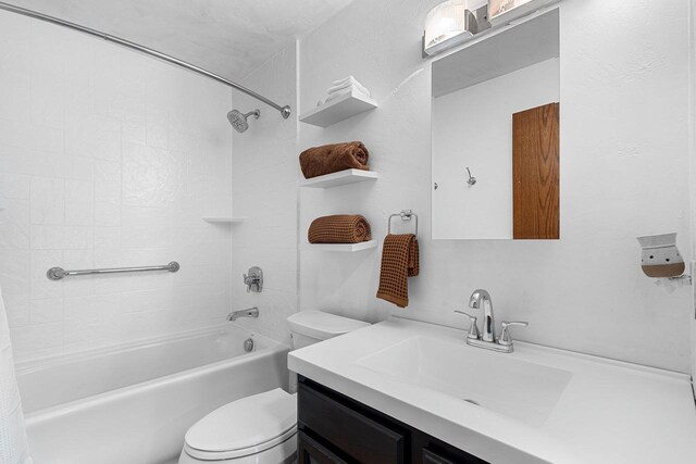 9071 Doemel Ln, Pickerel, WI 54465 - bathroom featuring  shower combination and vanity