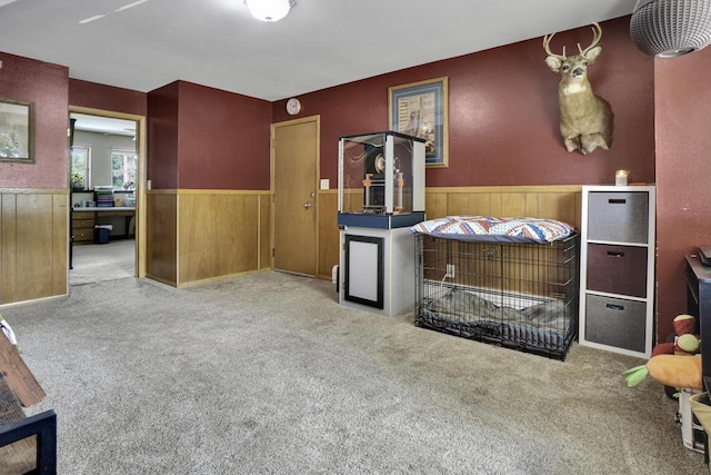 3933 Lovers Ln Unit 3935, 3937, 3939, 39, Slinger, WI 53086 - carpeted bedroom featuring wainscoting