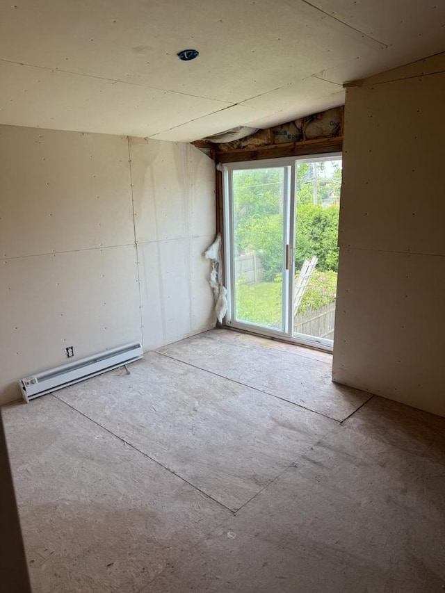 1322 Summit Ave, Racine, WI 53404 - unfurnished room featuring a baseboard radiator