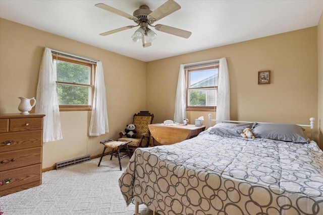 197 Juniper Ave, Brodhead, WI 53520 - bedroom featuring carpet and ceiling fan
