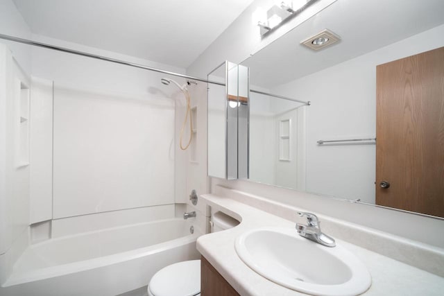 2560 Pebble Valley Rd, Waukesha, WI 53188 - full bathroom featuring vanity and bathing tub / shower combination
