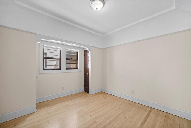 2767 S Herman St, Milwaukee, WI 53207 - unfurnished room with hardwood / wood-style flooring and baseboards