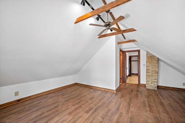 2767 S Herman St, Milwaukee, WI 53207 - additional living space with wood finished floors and a ceiling fan