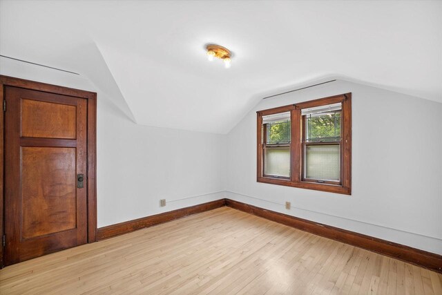 2767 S Herman St, Milwaukee, WI 53207 - bonus room with light wood-type flooring and vaulted ceiling