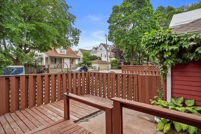 2767 S Herman St, Milwaukee, WI 53207 - deck with a residential view