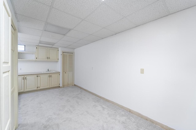 1705 Stark St, Wausau, WI 54403 - bar featuring light carpet and a drop ceiling