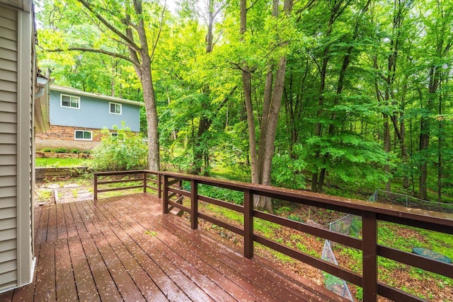 1705 Stark St, Wausau, WI 54403 - view of wooden deck