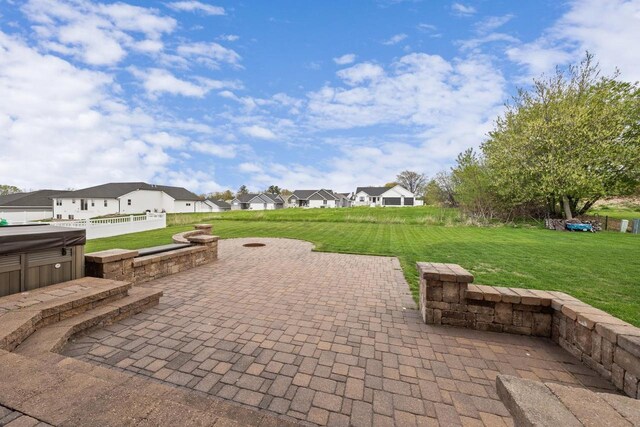 1106 Lake Largo Dr, Green Bay, WI 54311 - view of patio with a residential view