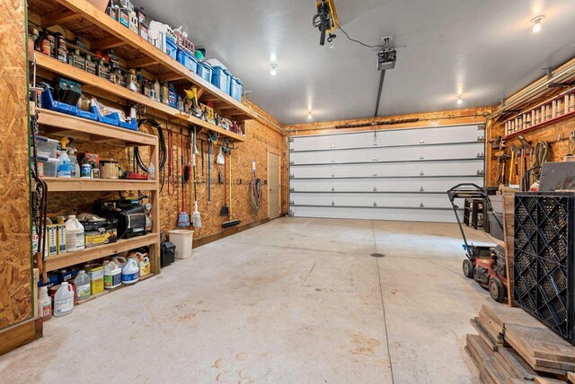 N5730 Parkway Rd, Pound, WI 54161 - garage with a garage door opener