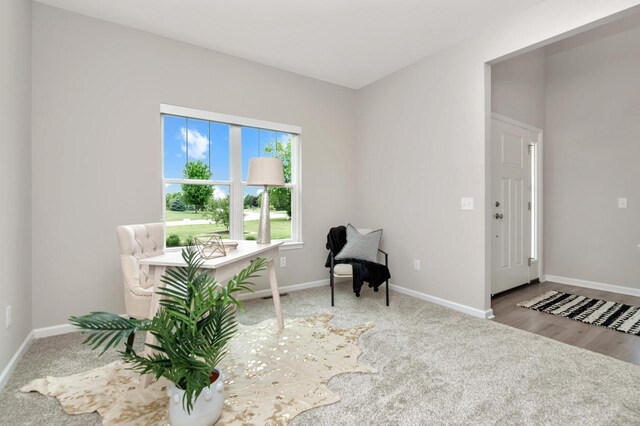W356N6752 E Stonewood Dr, Oconomowoc, WI 53066 - living area with baseboards and carpet flooring