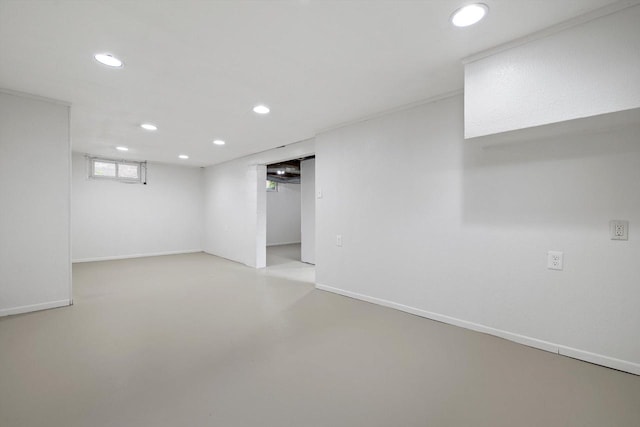 2225 Shoop St, Racine, WI 53404 - basement with recessed lighting