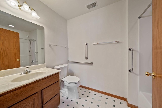 1819 Sumac Ct Unit A, Grafton, WI 53024 - bathroom with vanity and tile patterned floors