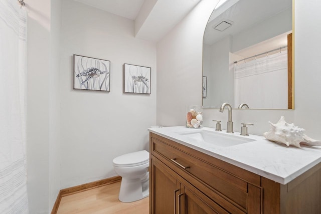 4326 Taylor Ave, Mount Pleasant, WI 53405 - full bath featuring vanity and wood finished floors