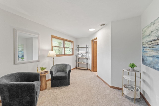 4326 Taylor Ave, Mount Pleasant, WI 53405 - living area with carpet floors and baseboards