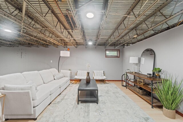 4326 Taylor Ave, Mount Pleasant, WI 53405 - living area with light wood-style flooring